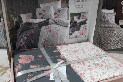 Постільна білизна євро Camelia anthracite от First Choice (R.136)