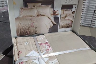 Постельное белье евро COTON SATIN Wisteria Powder