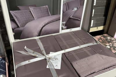 Постільна білизна євро  Satin Deluxe Royce Lilac (DLX-71 )