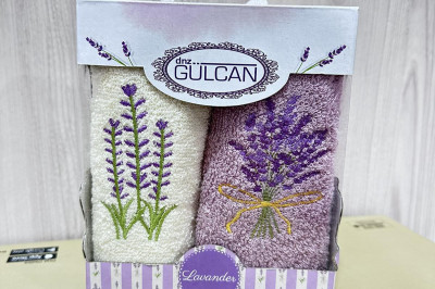 Полотенца кухонные "Лаванда" Culcan  ( 2 шт. ) Турция