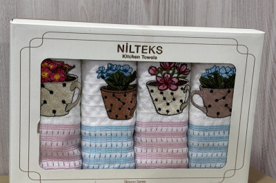 Полотенца кухонные Nilteks  50*70  ( 4 шт. ) Турция
