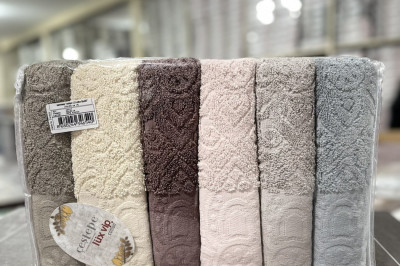 Рушники для обличчя Cestepe  Lux VIP Coton (6 шт.) Турція
