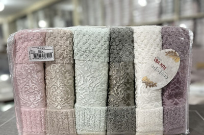 Рушники для обличчя Cestepe  Lux VIP Coton (6 шт.) Турція