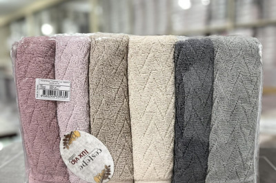 Рушники для обличчя Cestepe  Lux VIP Coton (6 шт.) Турція