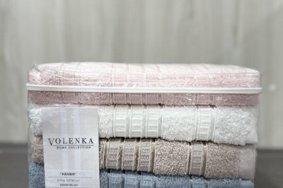 Рушники для обличчя Volenka 50*90 ( 4 шт. )  Турція