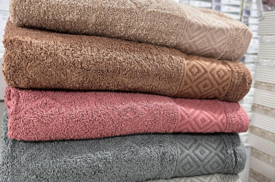 Рушник махровий VIP Cotton  70*140-1 шт.(для ванної, банний) та 50*90-1 шт. (для обличчя)