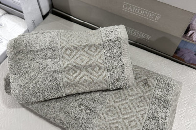 Рушник махровий VIP Cotton  70*140-1 шт.(для ванної, банний) та 50*90-1 шт. (для обличчя)