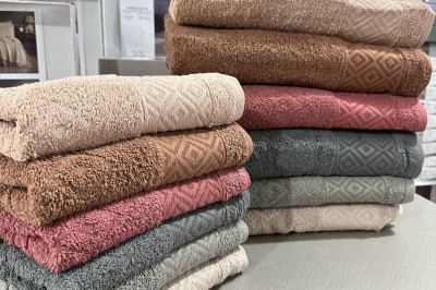 Рушник махровий VIP Cotton  70*140-1 шт.(для ванної, банний) та 50*90-1 шт. (для обличчя)