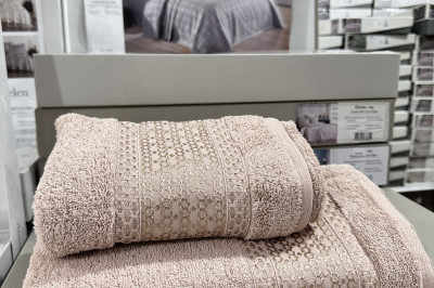 Рушник махровий VIP Cotton  70*140-1 шт.(для ванної, банний) та 50*90-1 шт. (для обличчя)