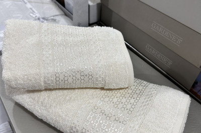 Рушник махровий VIP Cotton  70*140-1 шт.(для ванної, банний) та 50*90-1 шт. (для обличчя)