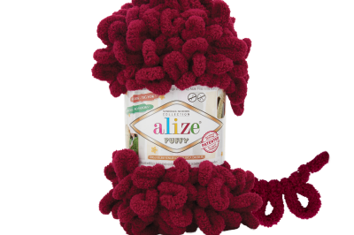Пряжа Alize Puffy (Ализе Пуфи) 987 бордо