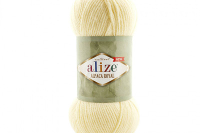 Пяжа Alize Alpaca Royal New (Альпака роял н'ю) 01 крем