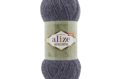 Пяжа Alize Alpaca Royal New (Альпака роял н'ю) 203 джинс меландж