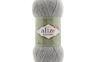 Пяжа Alize Alpaca Royal New (Альпака роял н'ю) 21 серый