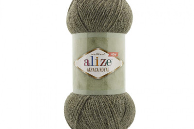 Пяжа Alize Alpaca Royal New (Альпака роял н'ю) 577 зеленый меландж