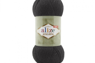 Пяжа Alize Alpaca Royal New (Альпака роял н'ю) 60 черный