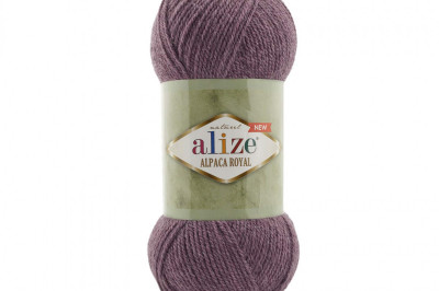 Пяжа Alize Alpaca Royal New (Альпака роял н'ю) 618 серо- лавандовый