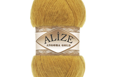 Пряжа Angora Gold (Ангора Голд) 02 шафран