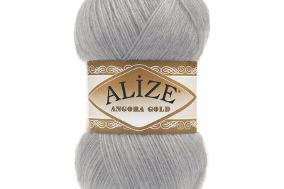 Пряжа Angora Gold (Ангора Голд) 21 серый