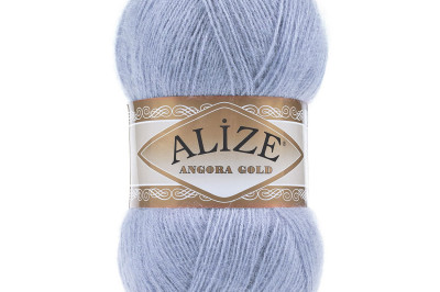 Пряжа Angora Gold (Ангора Голд) 40 голубой