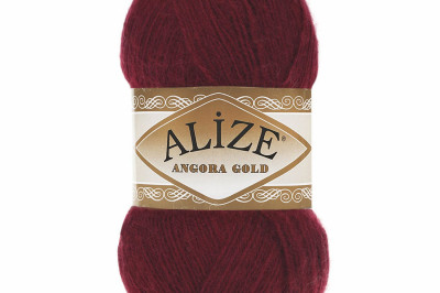 Пряжа Angora Gold (Ангора Голд) 57 бордовый
