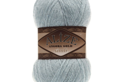 Пряжа Angora Gold Simli (Ангора Голд Сімлі) 114 мята