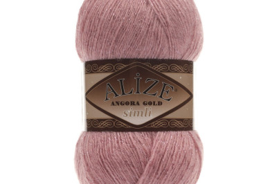 Пряжа Angora Gold Simli (Ангора Голд Сімлі) 144 розовый лосось