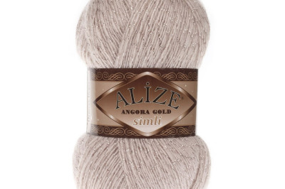 Пряжа Angora Gold Simli (Ангора Голд Сімлі) 506 молочно-бежевый