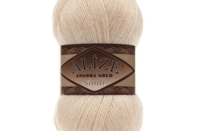 Пряжа Angora Gold Simli (Ангора Голд Сімлі) 681 светлый лосось