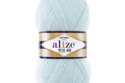 Пряжа Angora Real 40 (Ангора Реал 40)  522 мята