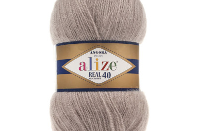 Пряжа Angora Real 40 (Ангора Реал 40)  541 светлая норка