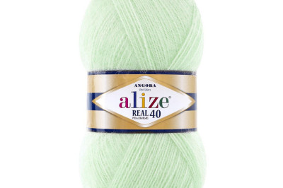 Пряжа Angora Real 40 (Ангора Реал 40)  842 светлая мята