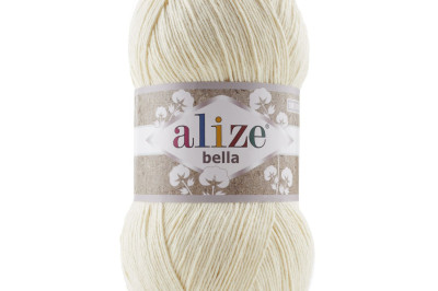 Пряжа Alize Bella 100 (Ализе Белла) - 01 крем