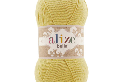 Пряжа Alize Bella 100 (Ализе Белла) - 110 лимонный