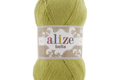 Пряжа Alize Bella 100 (Ализе Белла) - 165 фисташковый