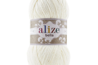 Пряжа Alize Bella 100 (Ализе Белла) - 62 крем