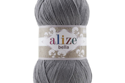 Пряжа Alize Bella 100 (Ализе Белла) - 87 графит
