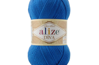 Пряжа Alize Diva (Ализе Дива) 132 василек