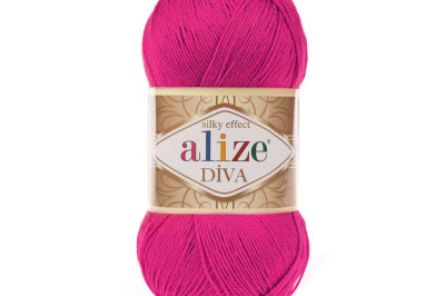 Пряжа Alize Diva (Ализе Дива) 149 гибискус