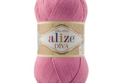 Пряжа Alize Diva (Ализе Дива) 178 розовый