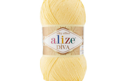 Пряжа Alize Diva (Ализе Дива) 187 желтый