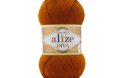 Пряжа Alize Diva (Ализе Дива) 234 рыжый