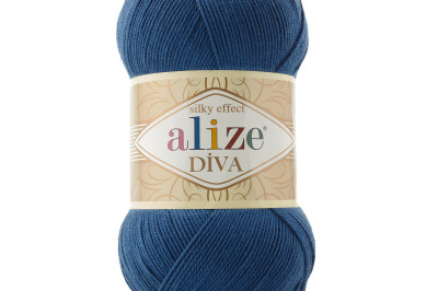 Пряжа Alize Diva (Ализе Дива) 279 индиго