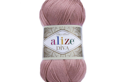 Пряжа Alize Diva (Ализе Дива) 354 пудровый