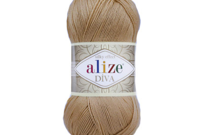 Пряжа Alize Diva (Ализе Дива) 369 карамель