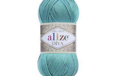 Пряжа Alize Diva (Ализе Дива) 376 бирюза