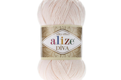 Пряжа Alize Diva (Ализе Дива) 382 пудра