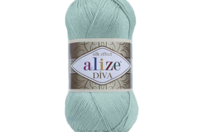 Пряжа Alize Diva (Ализе Дива) 463 мята