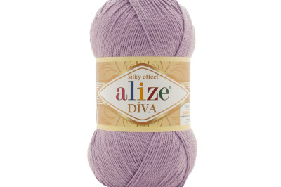 Пряжа Alize Diva (Ализе Дива) 505 сиренєвый