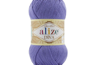 Пряжа Alize Diva (Ализе Дива) 851 фиолетовый